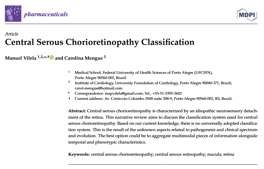 Central Serous Chorioretinopathy Classification